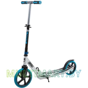 Самокат Novatrack Polis Plastic 230P.POLIS.BL9 (белый/синий, 2019)